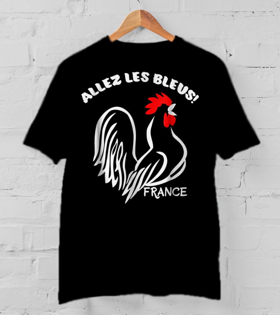 Allez Les Bleus France Soccer Football World Jersey T-Shirt