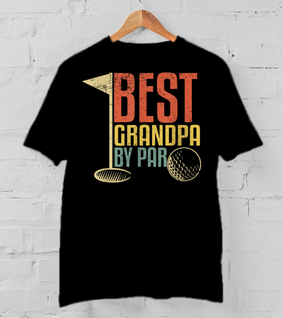 Best Grandpa By Par Funny Father's Day For Golf Lovers T-Shirt