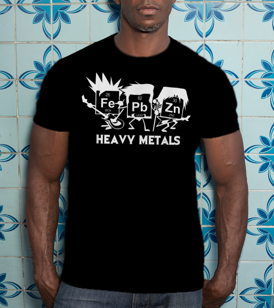 Funny Chemistry Elements Heavy Metals Fe Pb Zn T-Shirt