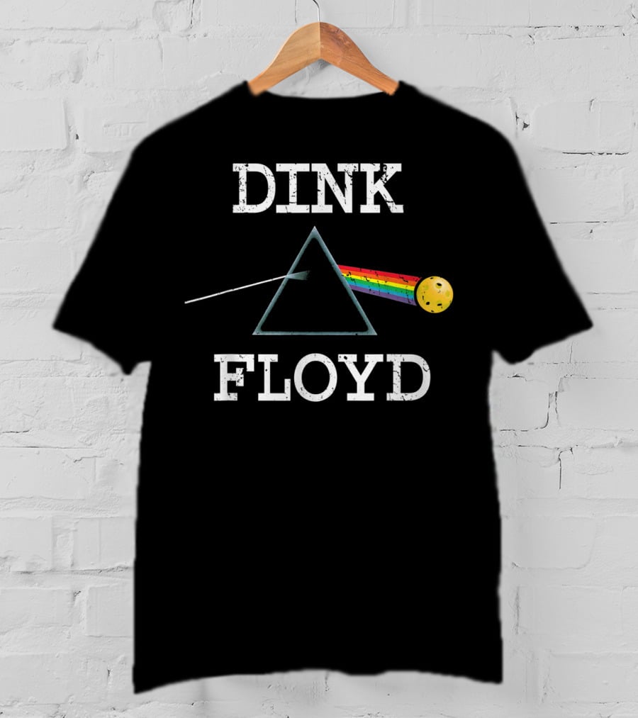 DINK FLOYD Pickleball Player USA Vintage Retro T-Shirt