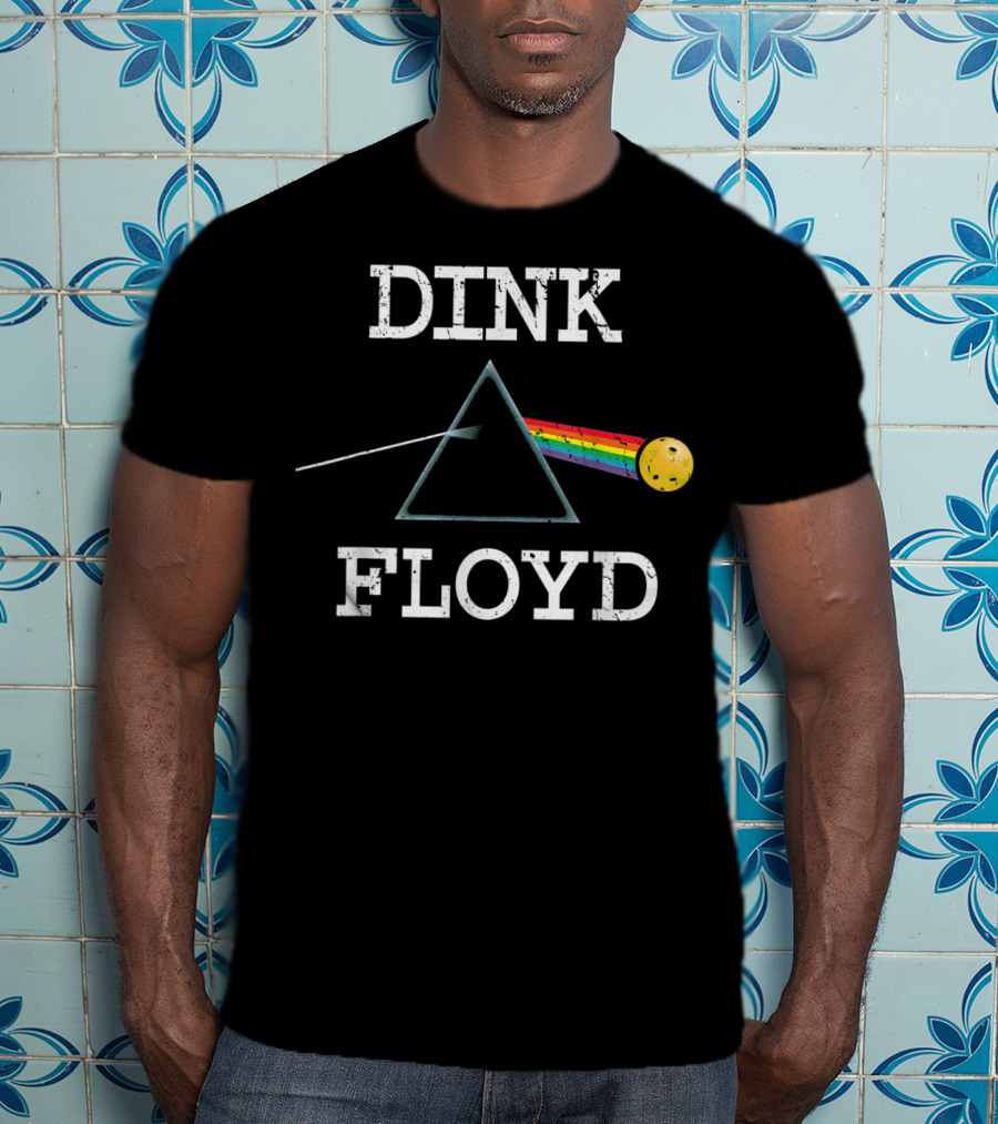 DINK FLOYD Pickleball Player USA Vintage Retro T-Shirt