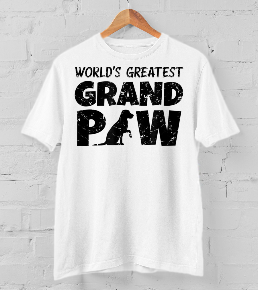 World's Greatest Grand Paw Labrador Retriever T-Shirt