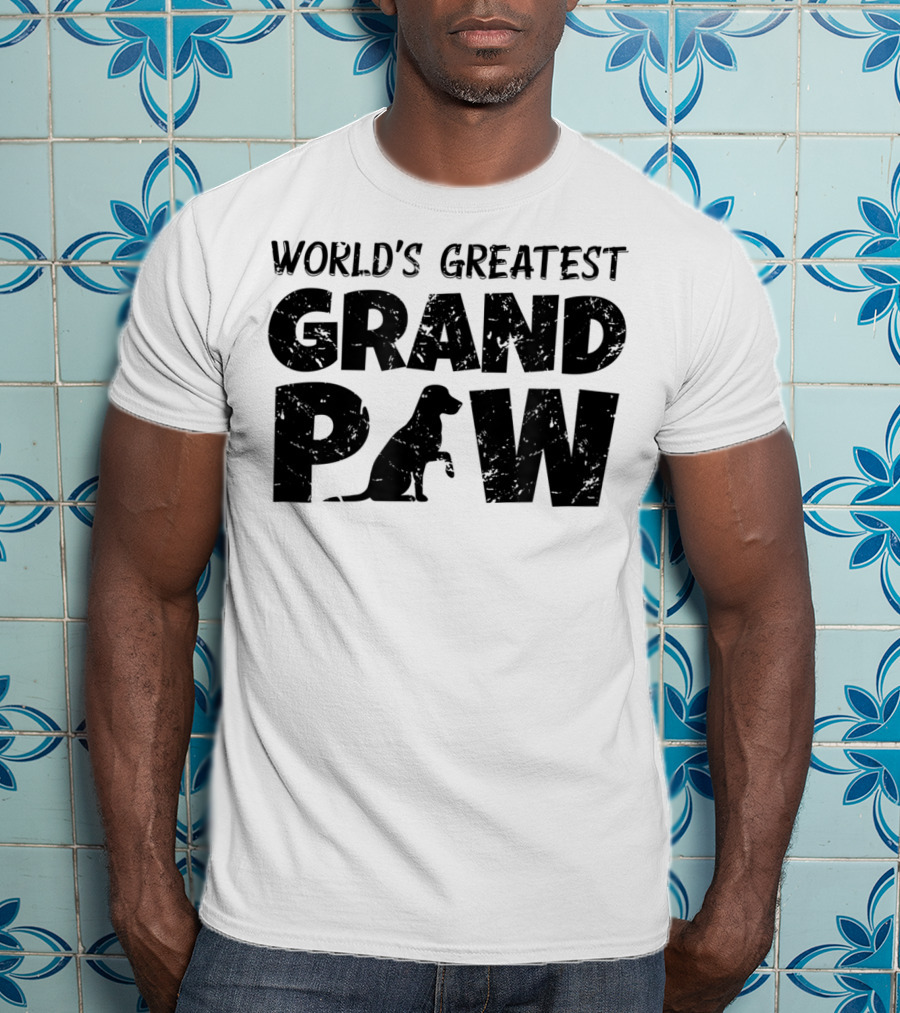 World's Greatest Grand Paw Labrador Retriever T-Shirt