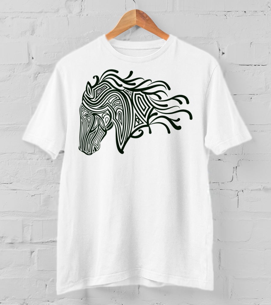 Creative Unique Horse With Flo T-Shirt