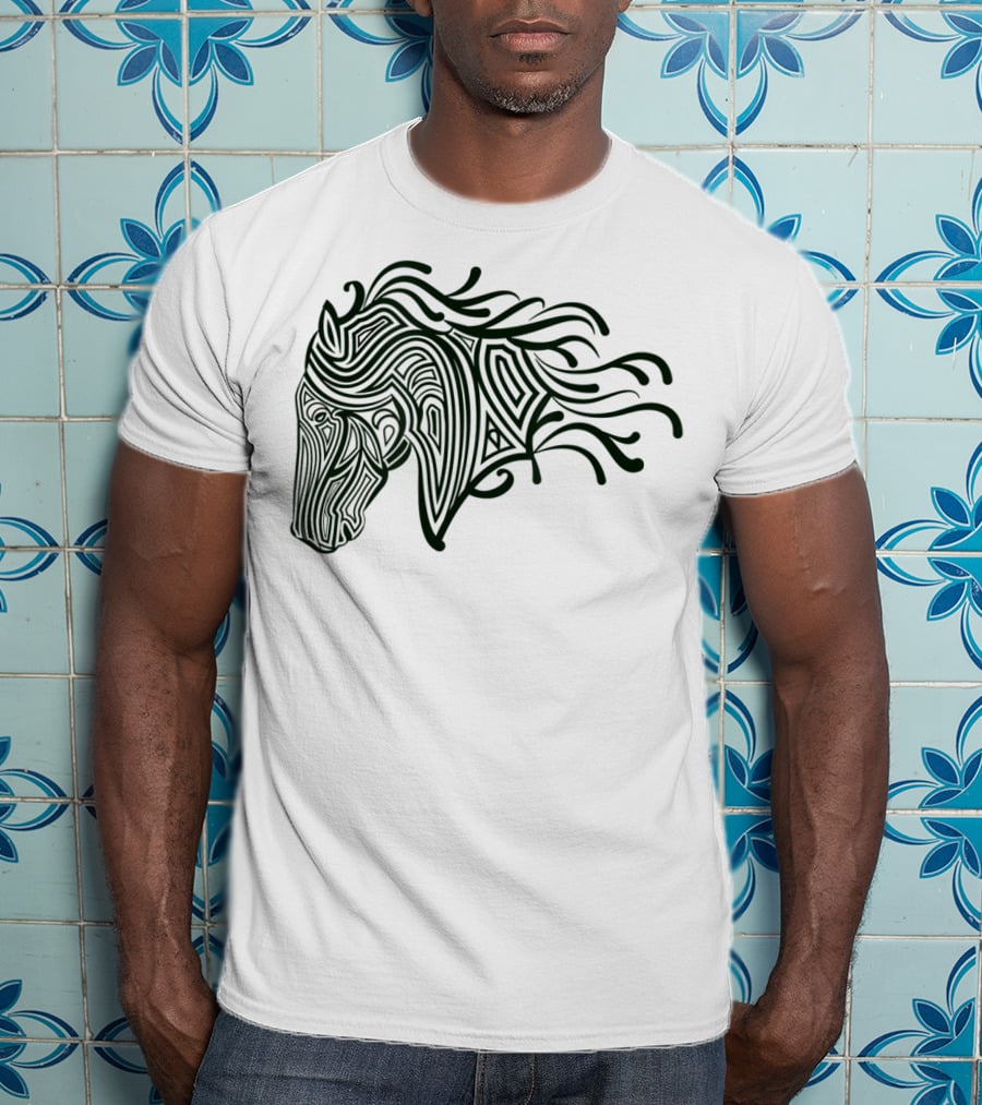Creative Unique Horse With Flo T-Shirt