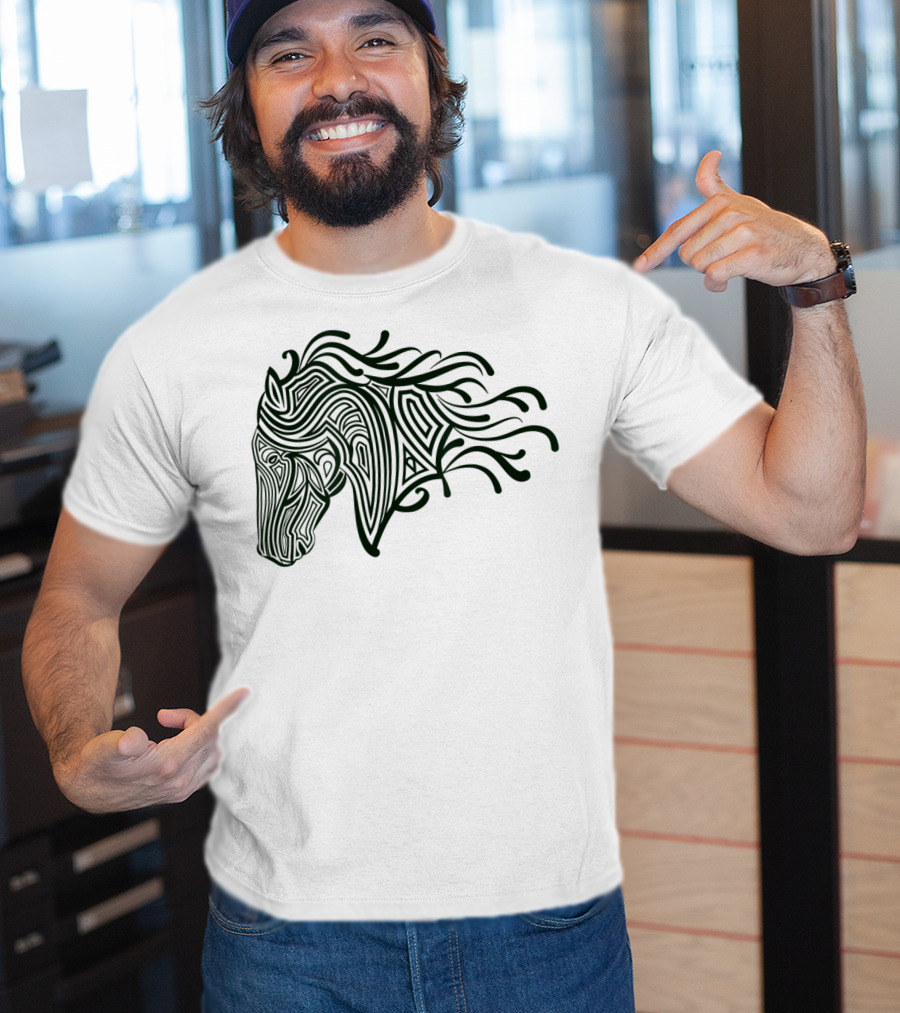 Creative Unique Horse With Flo T-Shirt
