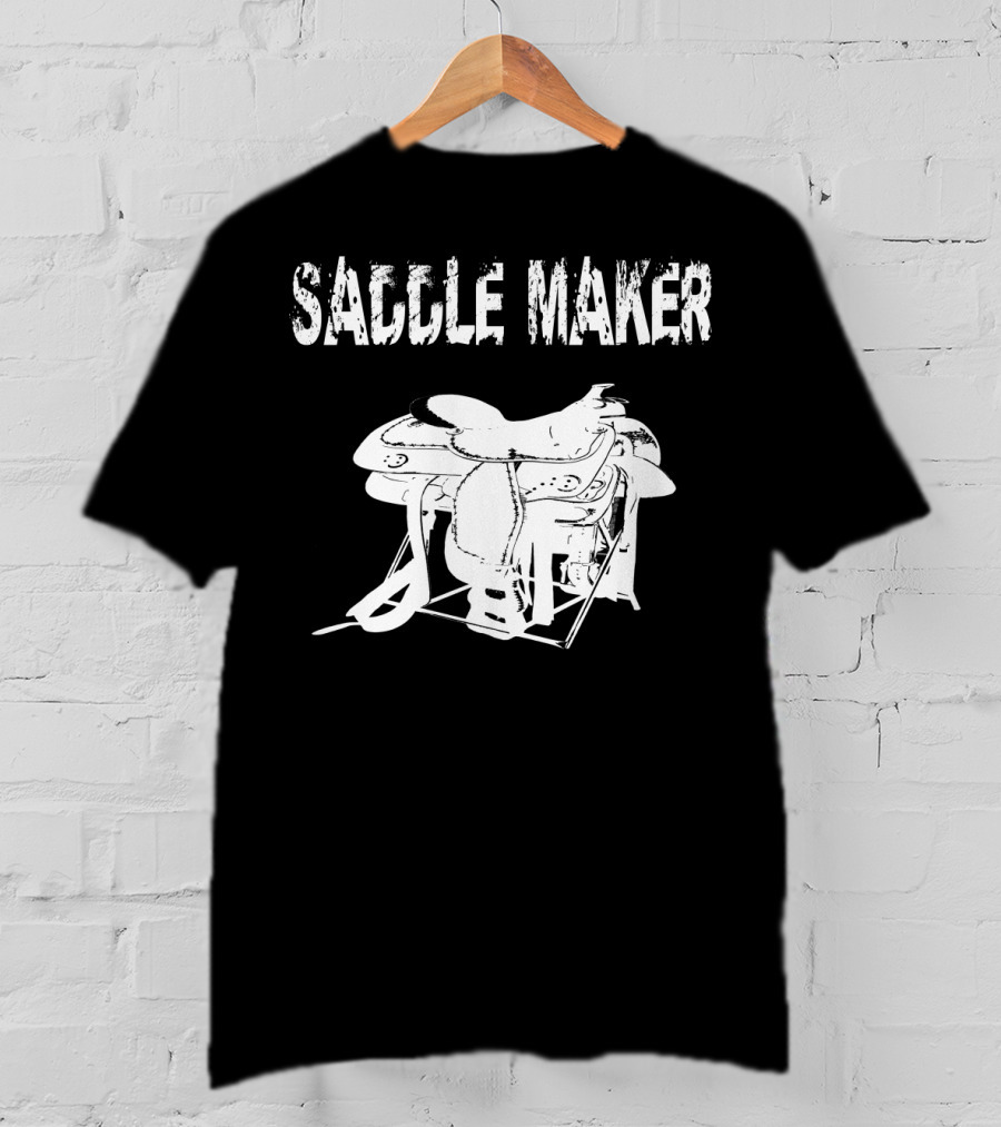 Saddle Maker Horse Saddle Repair Custom T-Shirt