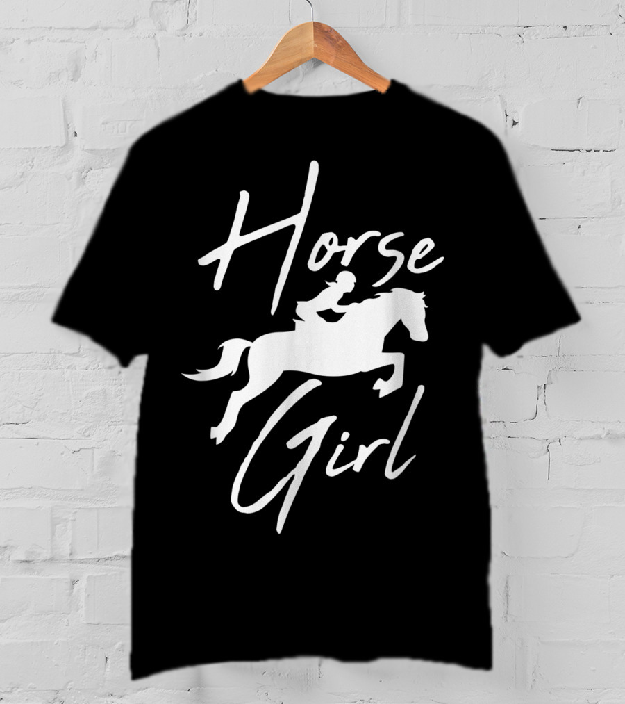 Horse Girl Horseback Riding Farm T-Shirt