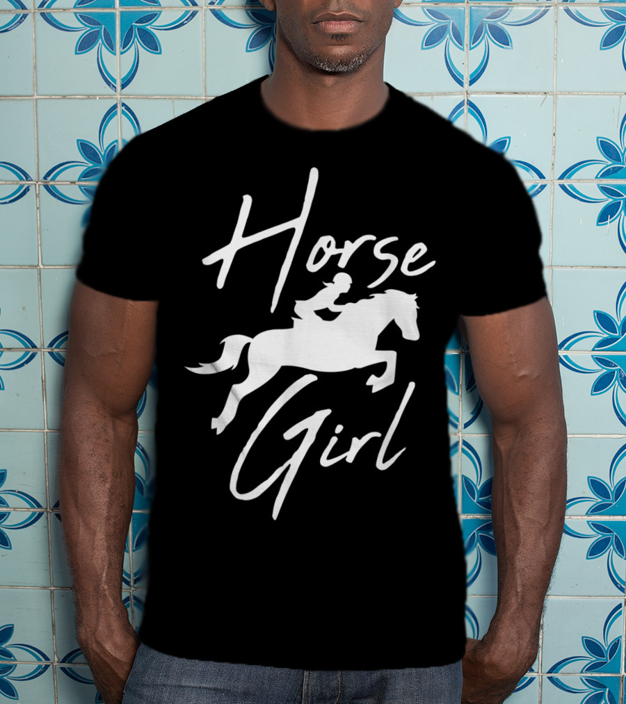 Horse Girl Horseback Riding Farm T-Shirt