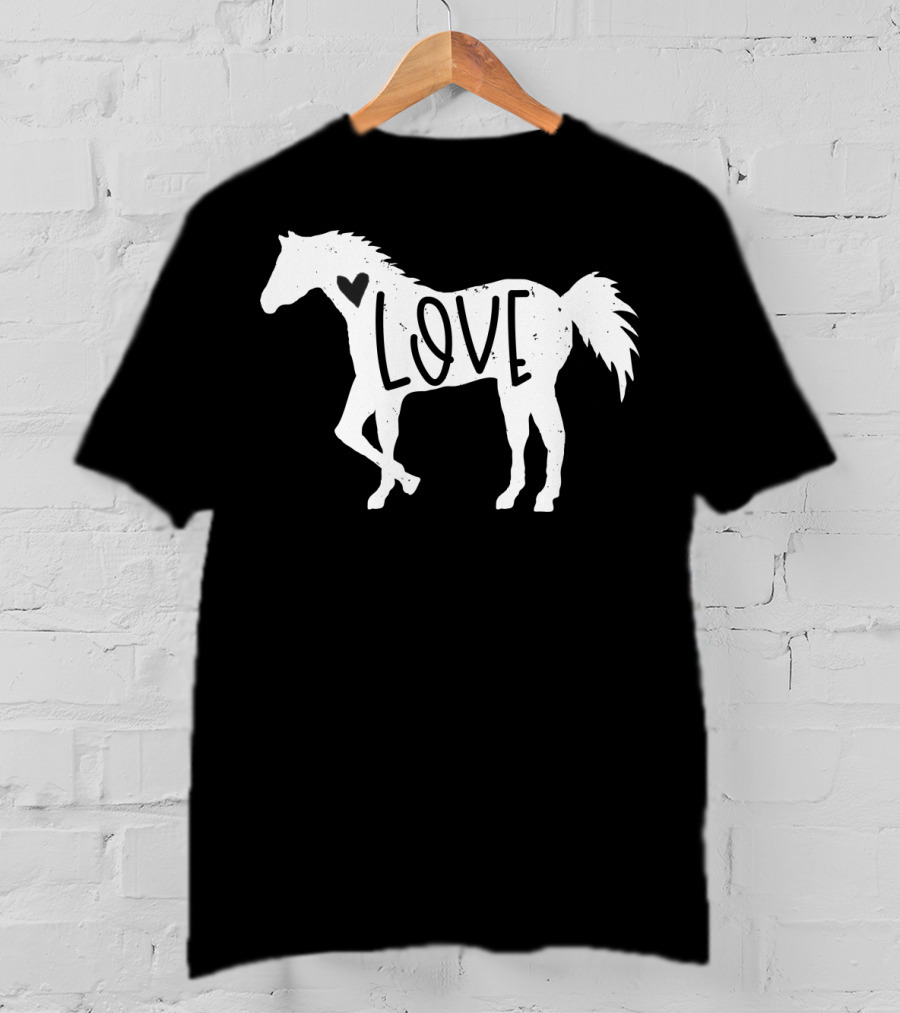 Cute Horse Love Rider Horse Love Rider T-Shirt