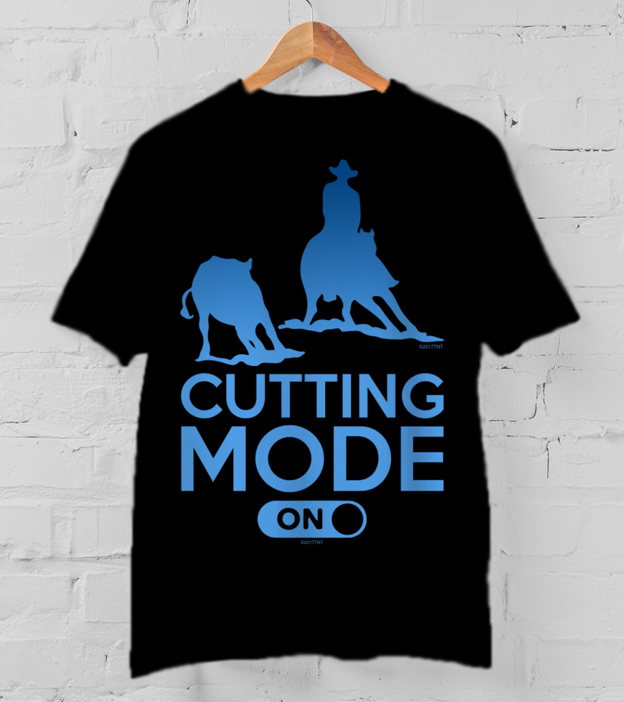 Cutting Mode On Cutting Horse Rider T-Shirt
