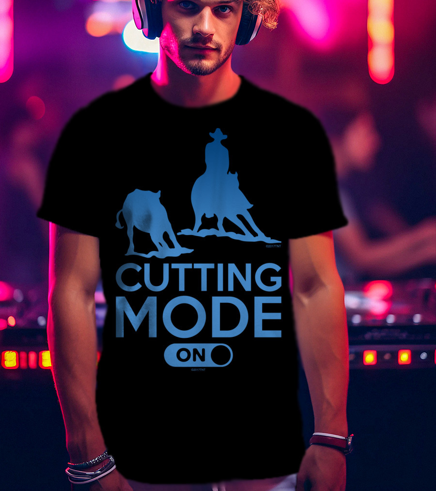 Cutting Mode On Cutting Horse Rider T-Shirt