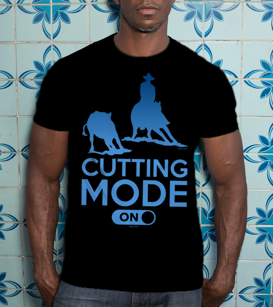 Cutting Mode On Cutting Horse Rider T-Shirt