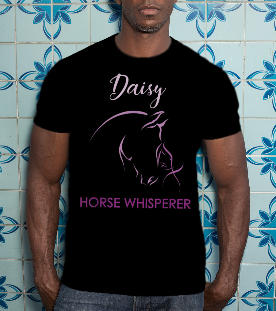 Daisy Horse Whisperer Personalized Name Elegant Equine T-Shirt