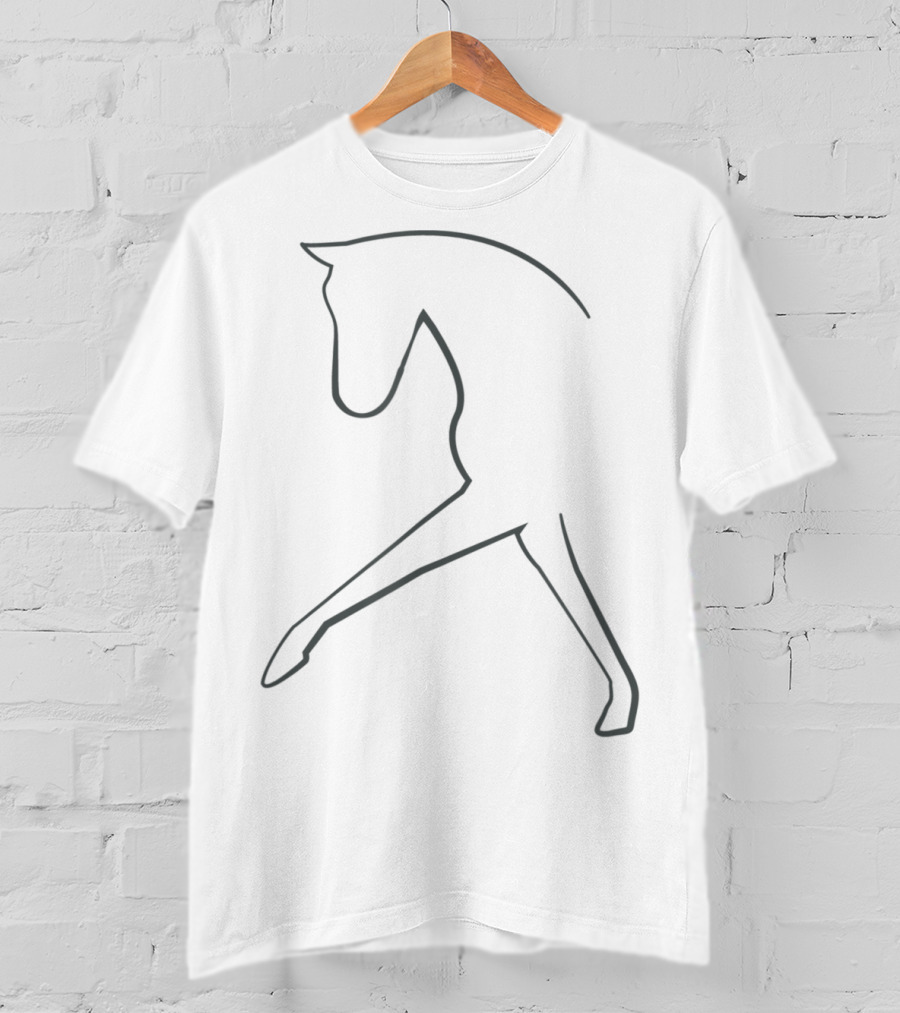Elegant Outline Dressage Horse T-Shirt