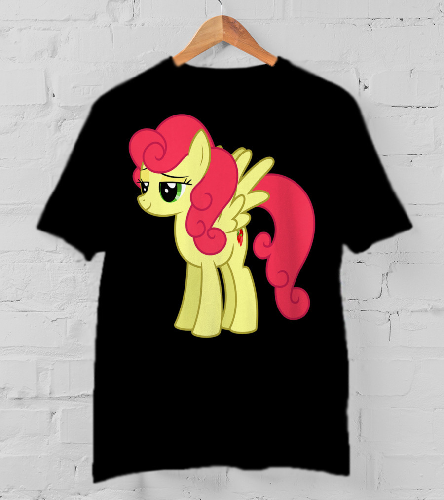 Daisy The Cut Horse Cartoon Style Character With Pink Mane And Wings T-Shirt