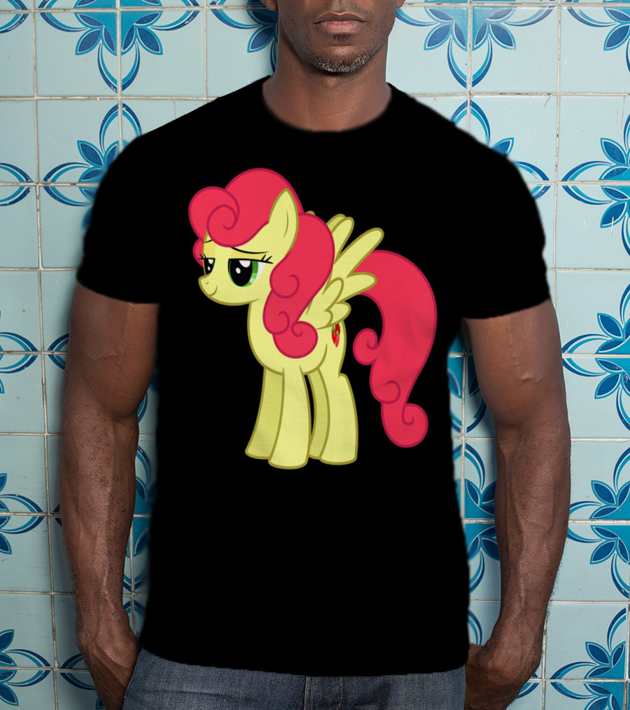Daisy The Cut Horse Cartoon Style Character With Pink Mane And Wings T-Shirt