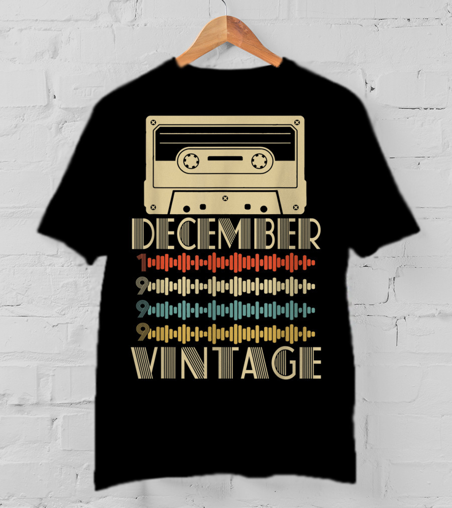 December 1999 Vintage Cassette Tape T-Shirt