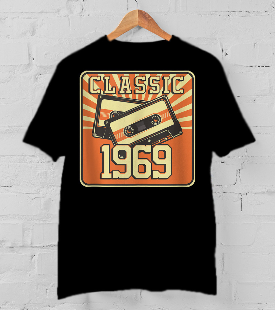 Classic 1969 Cassette 51st Birthday T-Shirt