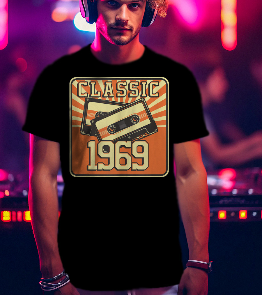 Classic 1969 Cassette 51st Birthday T-Shirt