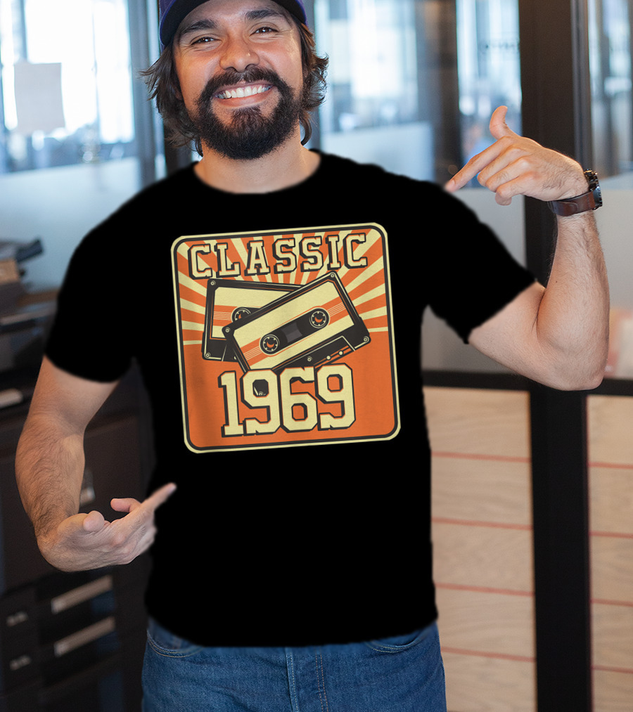 Classic 1969 Cassette 51st Birthday T-Shirt