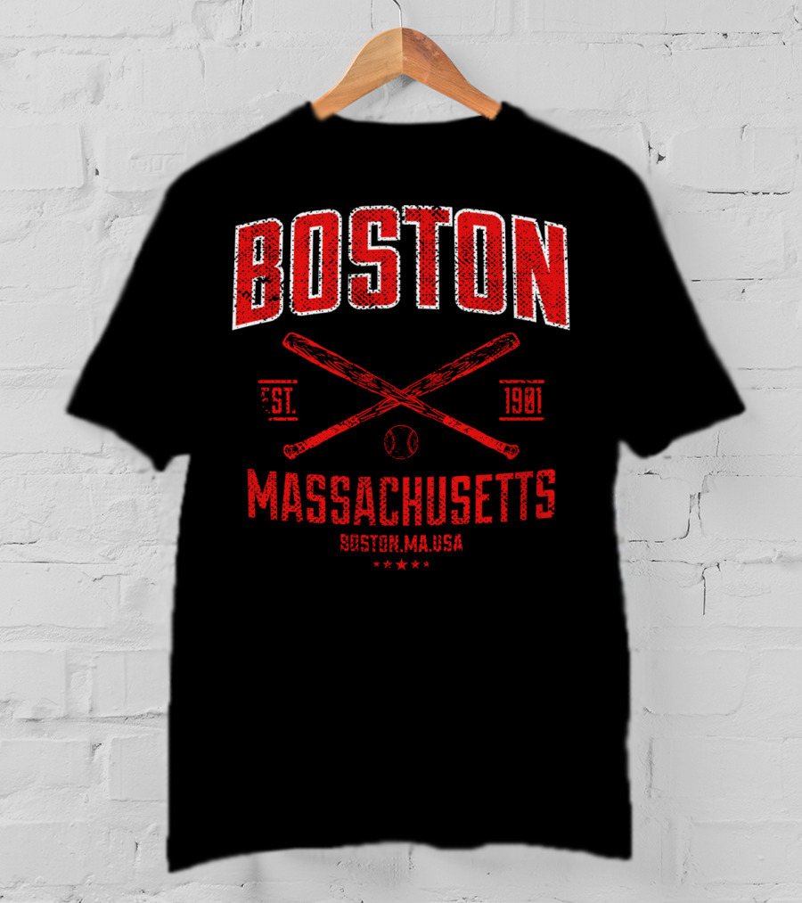 Boston Massachusetts Baseball Est. 1901 T-Shirt