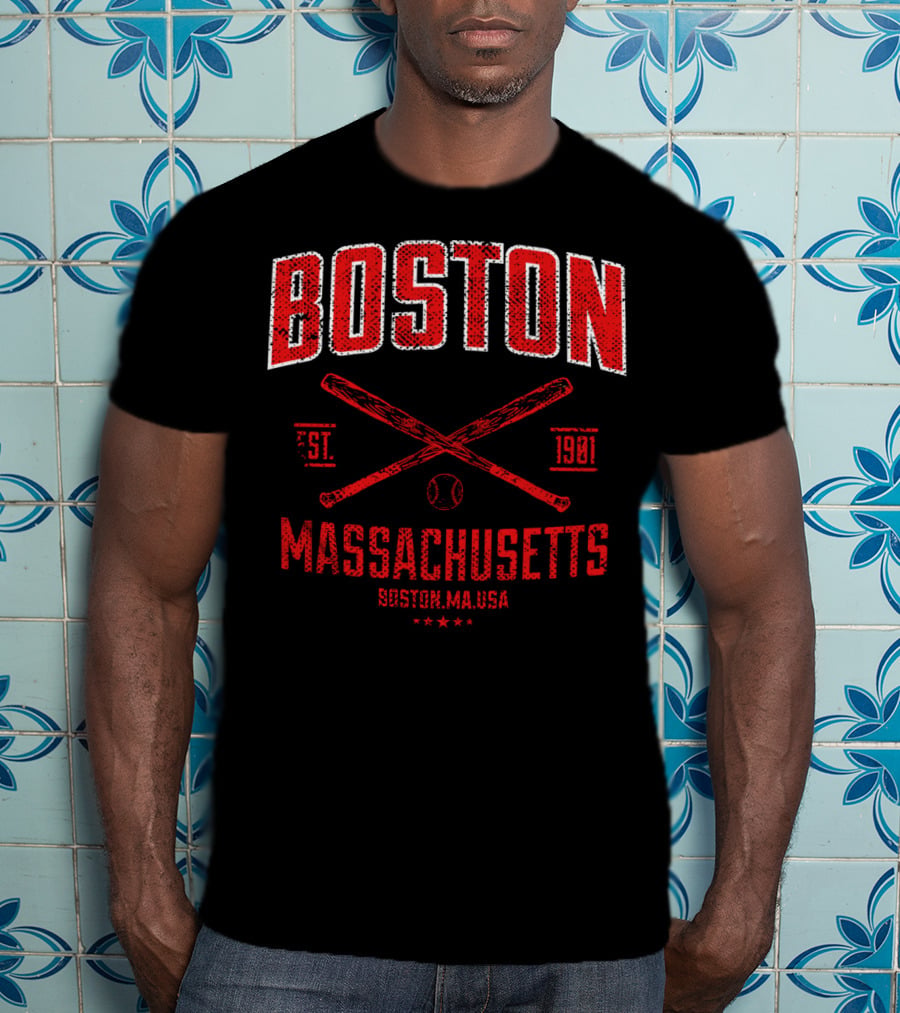 Boston Massachusetts Baseball Est. 1901 T-Shirt