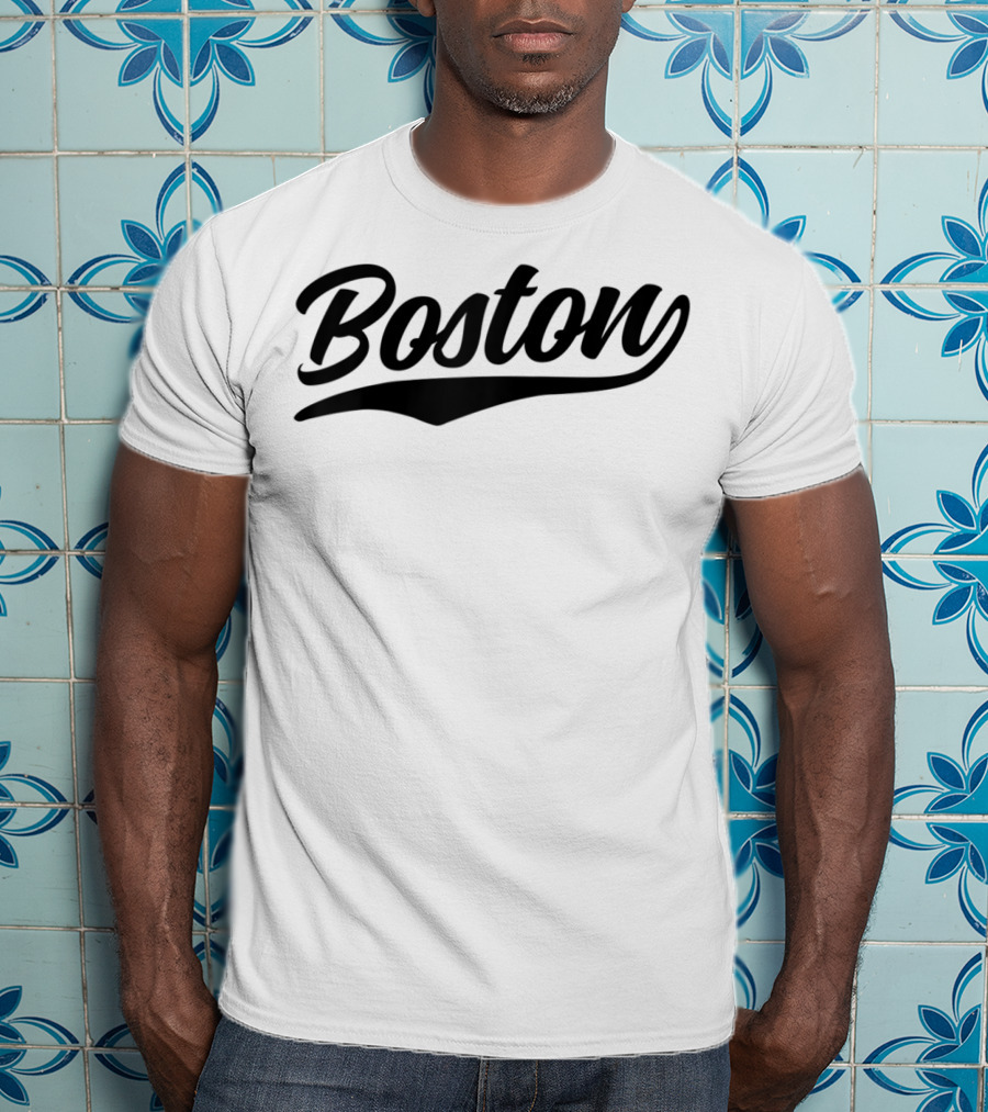 Boston Vintage Classic Massachusetts Y8 T-Shirt
