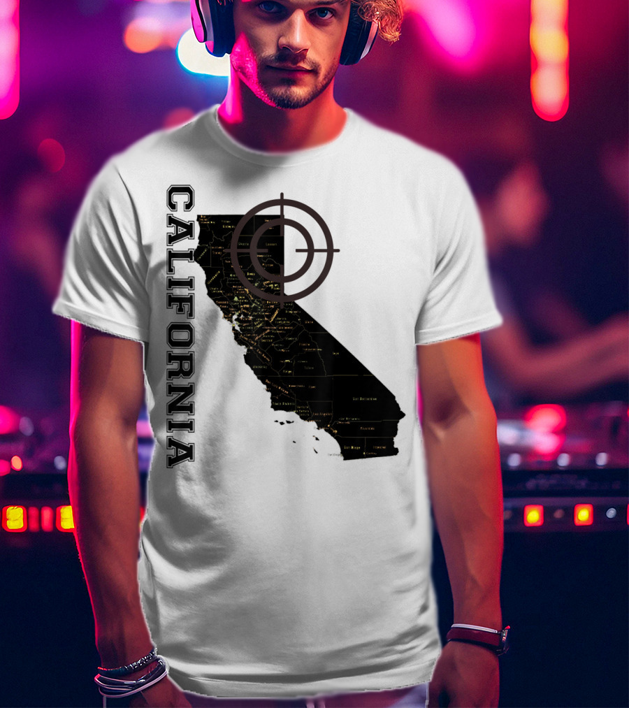 California Target Map Classic T-Shirt