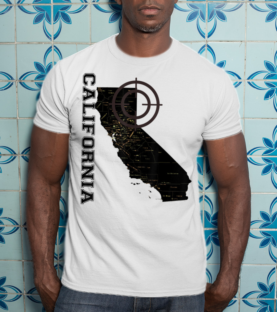 California Target Map Classic T-Shirt