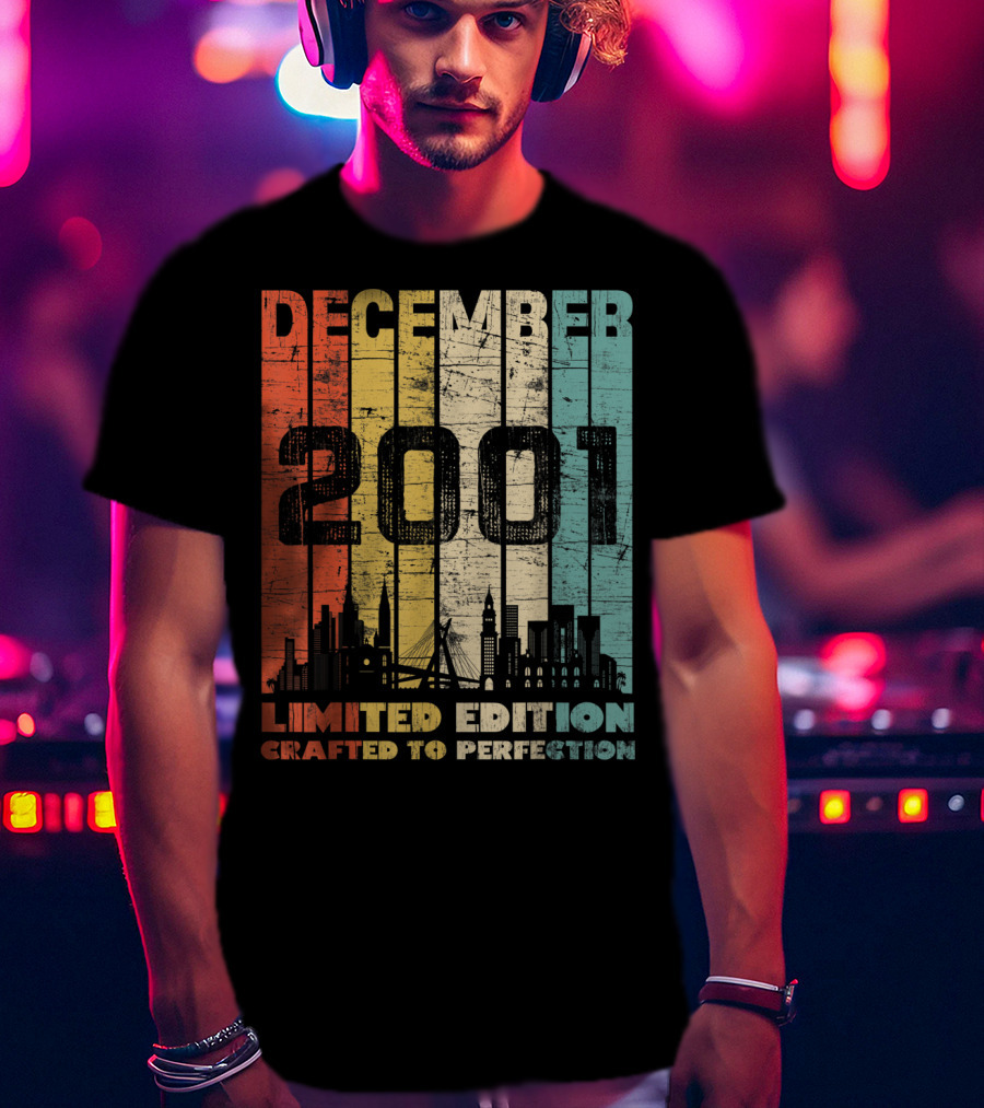 December 2001 Crafted To Perfection Vintage Skyline T-Shirt