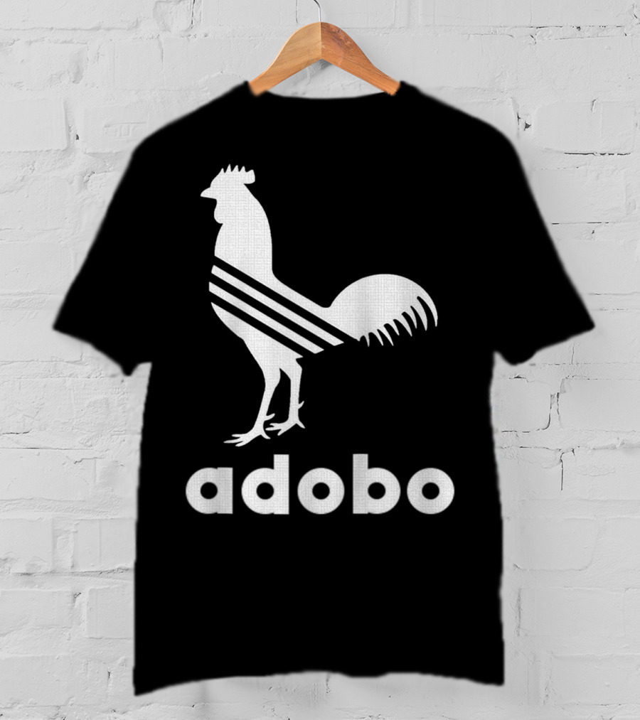 Adobo Rooster Logo With Classic And Funny Filipino T-Shirt