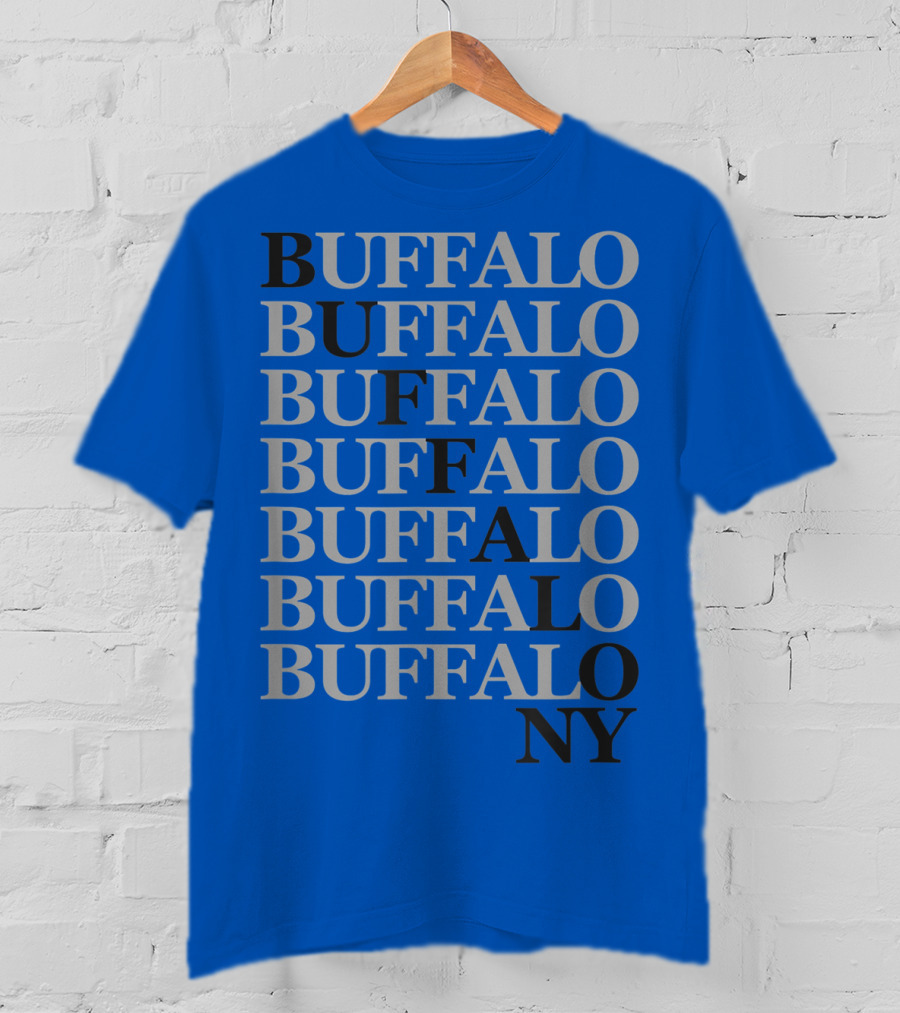 Buffalo Buffalo Buffalo Buffalo Buffalo Buffalo Buffalo NY T-Shirt