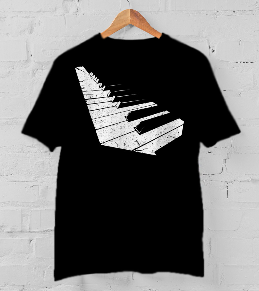 Keyboard Piano Keys Funny Musician Shirt For Pianists T-Shirt