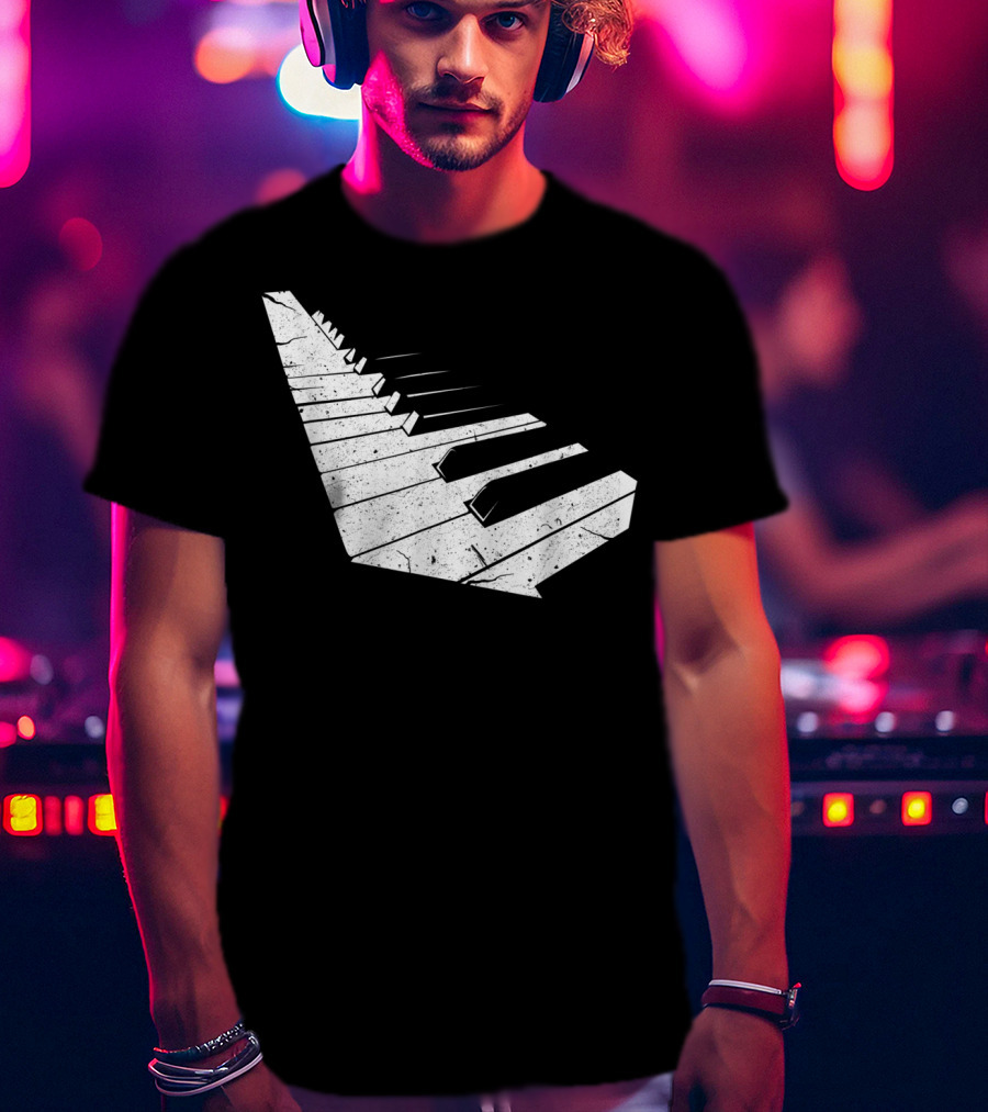 Keyboard Piano Keys Funny Musician Shirt For Pianists T-Shirt