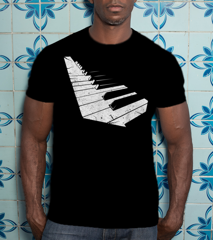 Keyboard Piano Keys Funny Musician Shirt For Pianists T-Shirt
