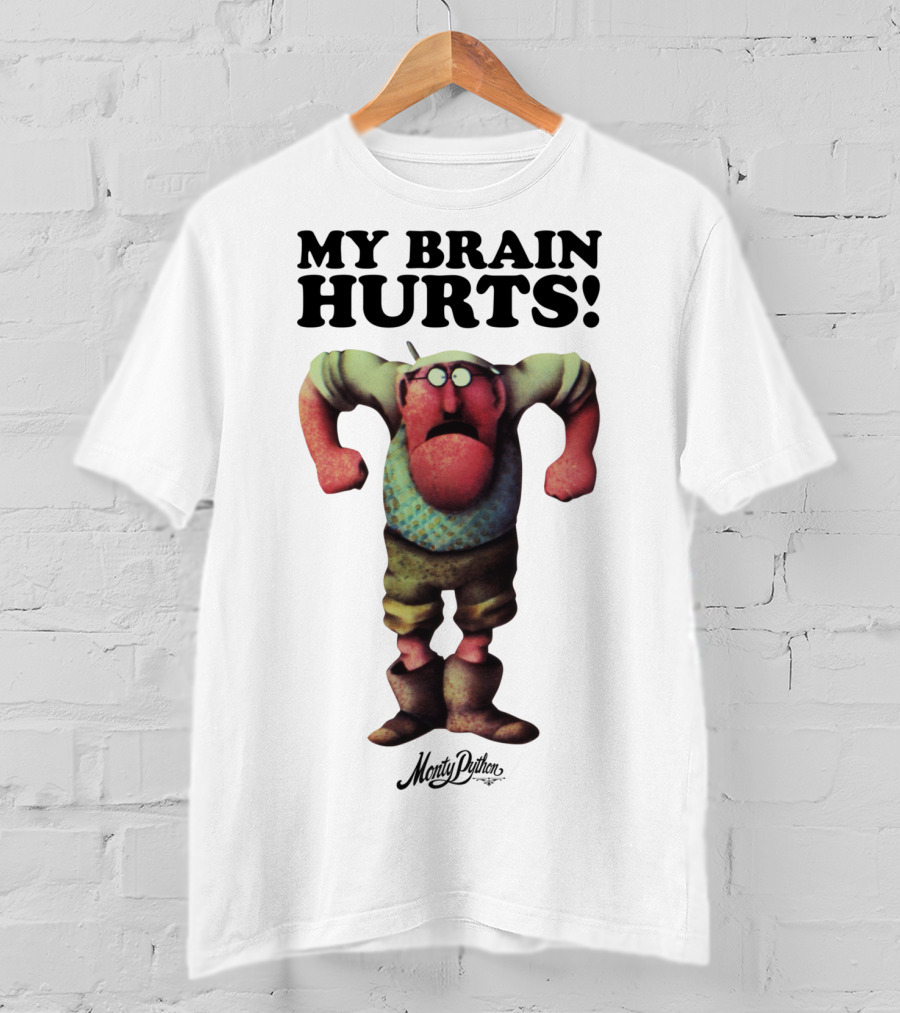 Monty Python My Brain Hurts Gumby Character T-Shirt