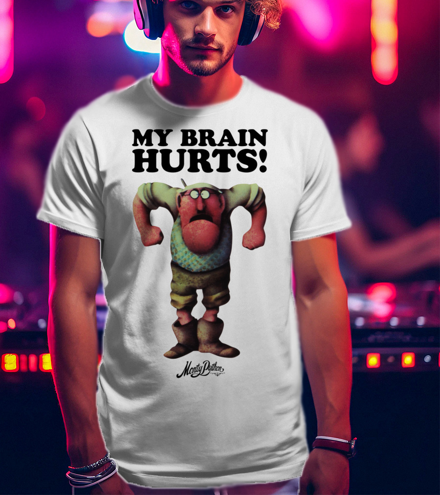 Monty Python My Brain Hurts Gumby Character T-Shirt
