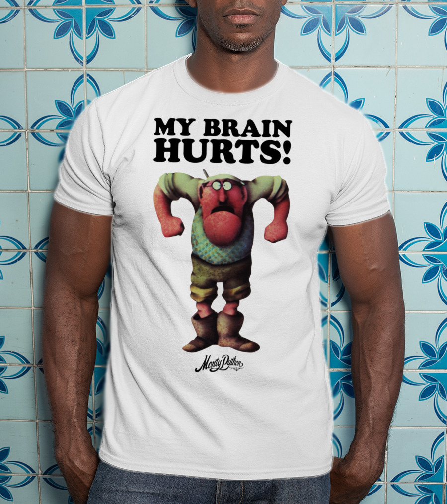 Monty Python My Brain Hurts Gumby Character T-Shirt