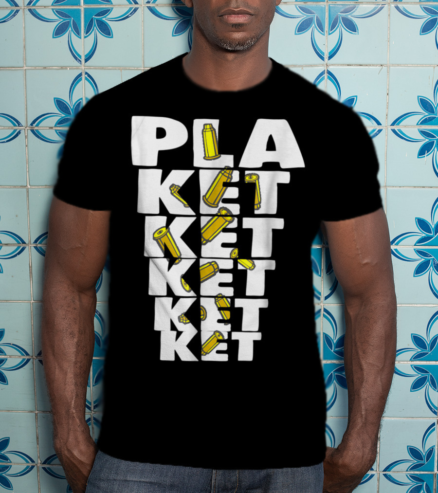 PLAKETKETKETKET Bullet Cartridge Accent Success T-Shirt