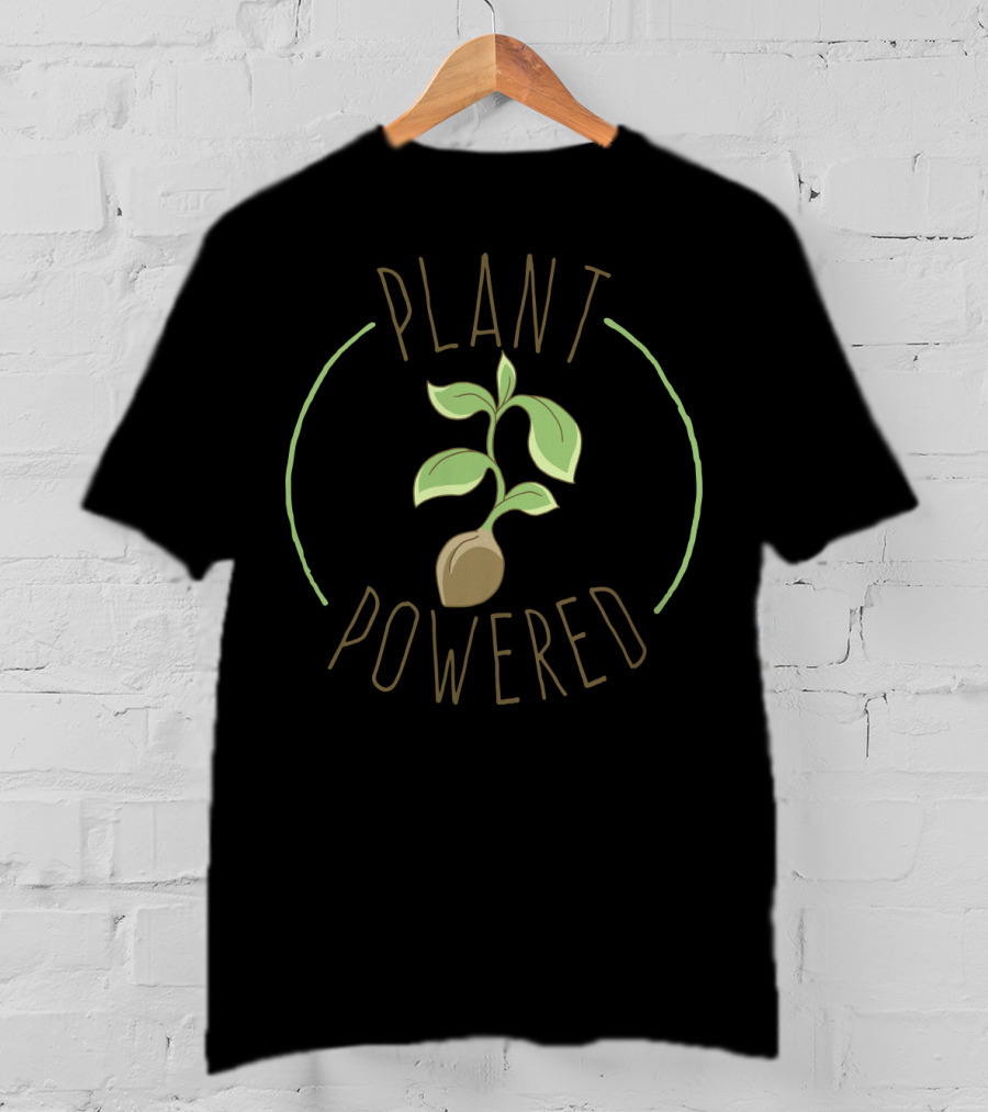 Plant Powered Seedling Emblem T-Shirt