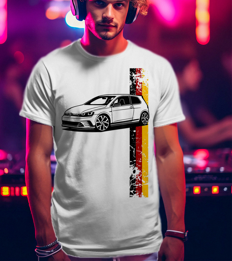 R Gt I German Car Germany Sport Racing Tuning Automotive Enthusiast T-Shirt
