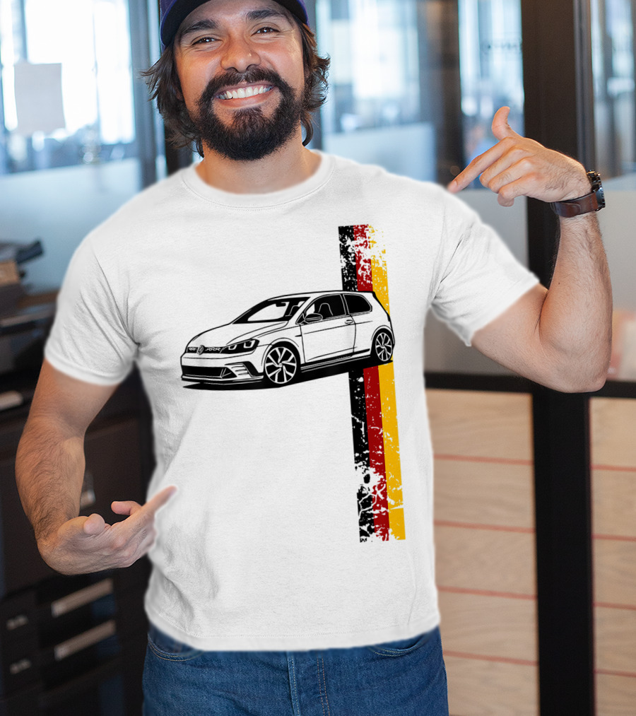 R Gt I German Car Germany Sport Racing Tuning Automotive Enthusiast T-Shirt