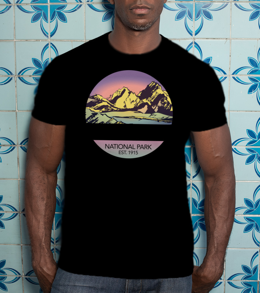 Rocky Mountain National Park Est. 1915 Retro Vintage Rocky Mountain T-Shirt