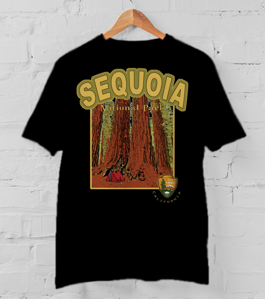 Sequoia National Park Giant Forest California Est 1890 T-Shirt