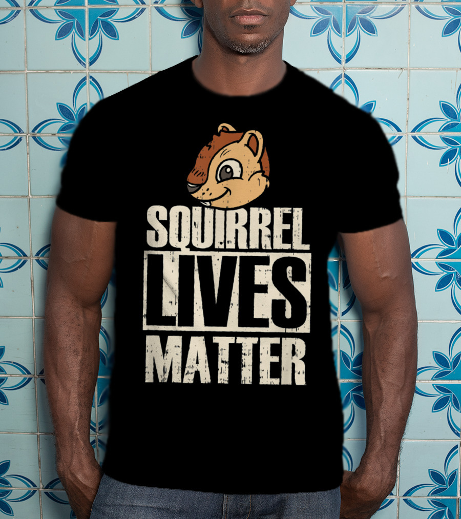 Squirrel Lives Matter Funny Squirrel Head T-Shirt
