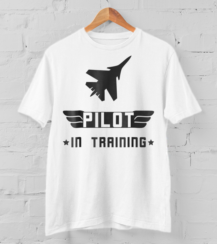 Pilot In Training Aviation Flying Fighter Jet T-Shirt