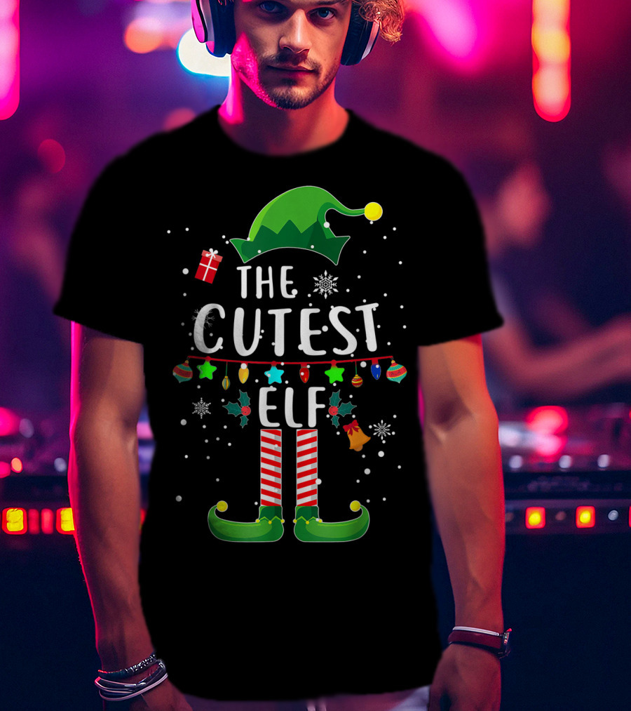 The Cutest Elf Christmas Outfit For Matching Family Group Holiday T-Shirt