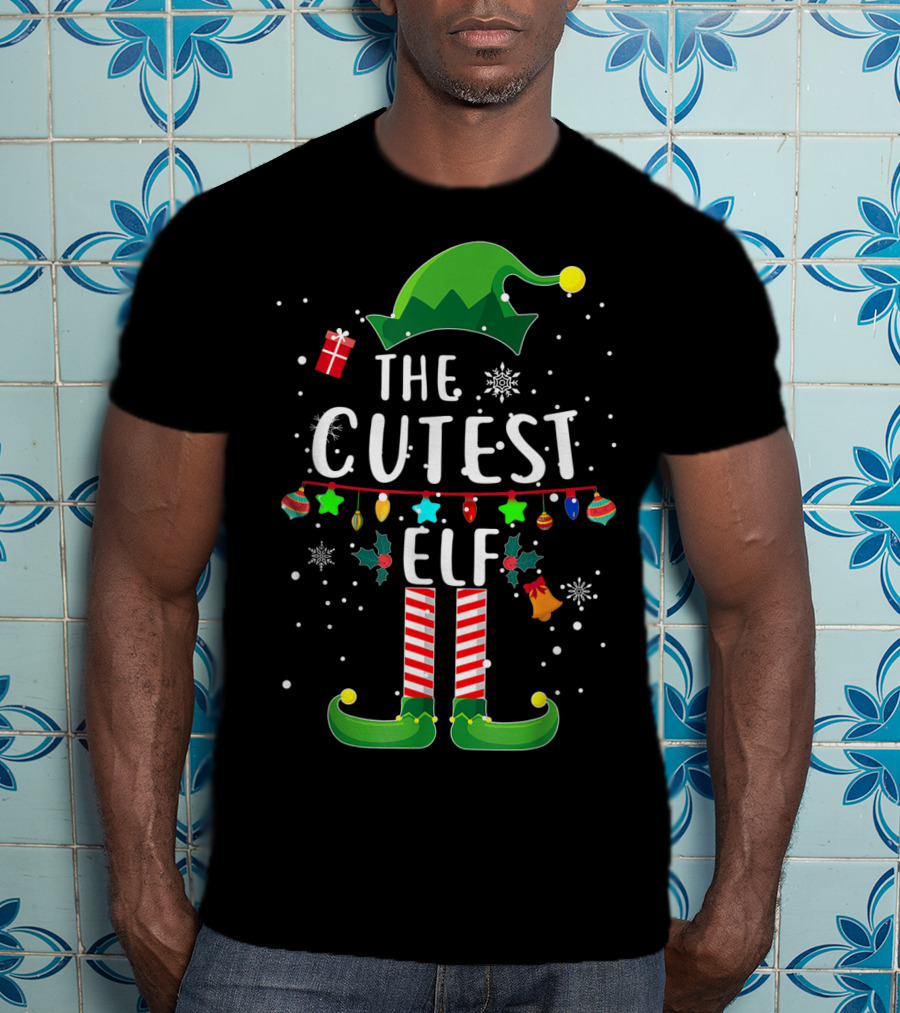 The Cutest Elf Christmas Outfit For Matching Family Group Holiday T-Shirt