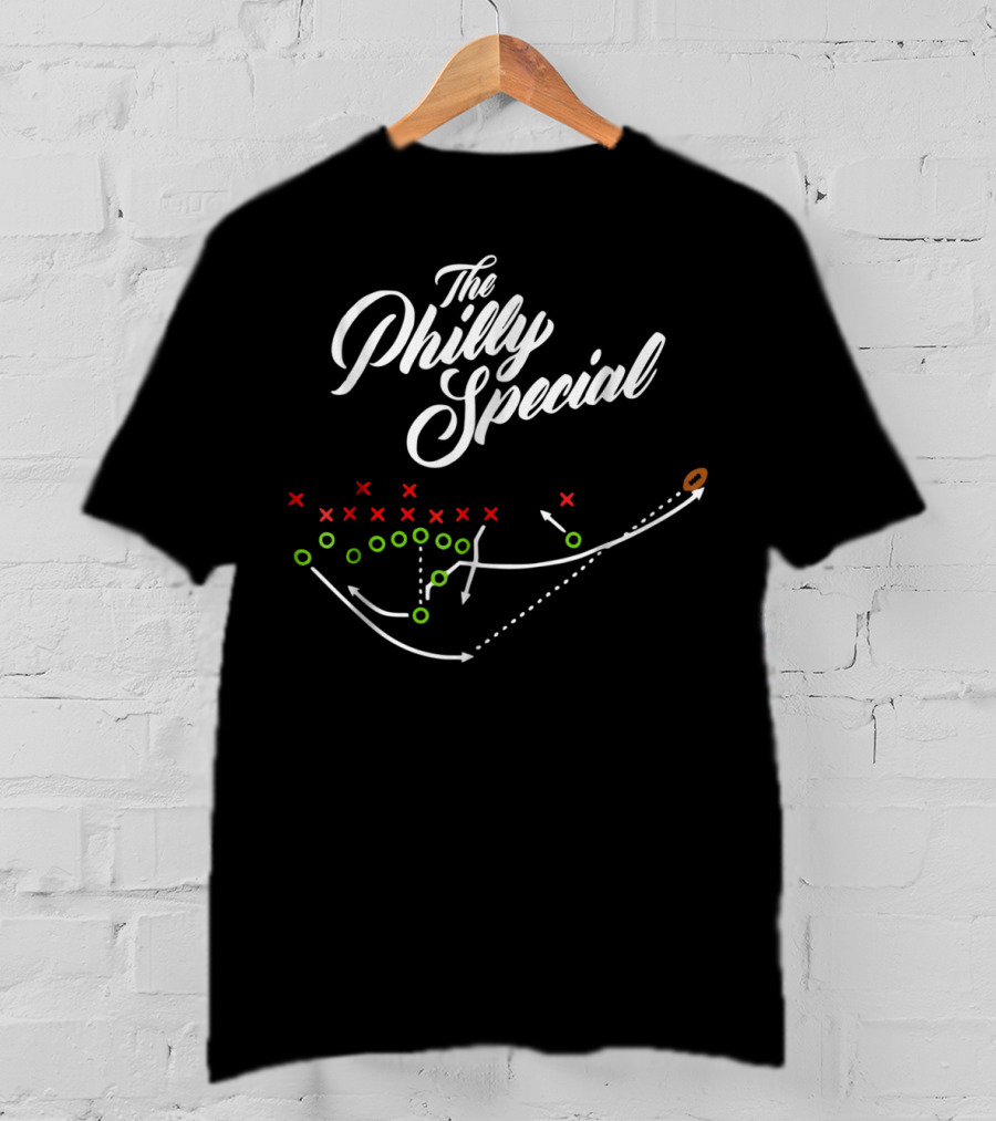 The Philly Special Iconic Football Play Diagram T-Shirt